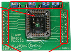 EzO Adapter 8bit PLCC32