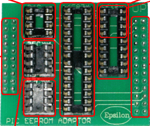 EzO dapter dla procesor�w PIC i pami�ci Serial eeprom